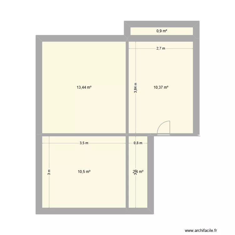 maison. Plan de 6 et 38 m² maison. Plan de 6 et 38 m²