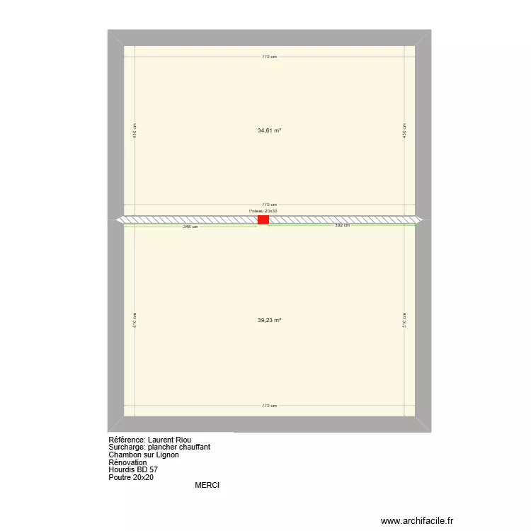 Riou Lauren. Plan de 