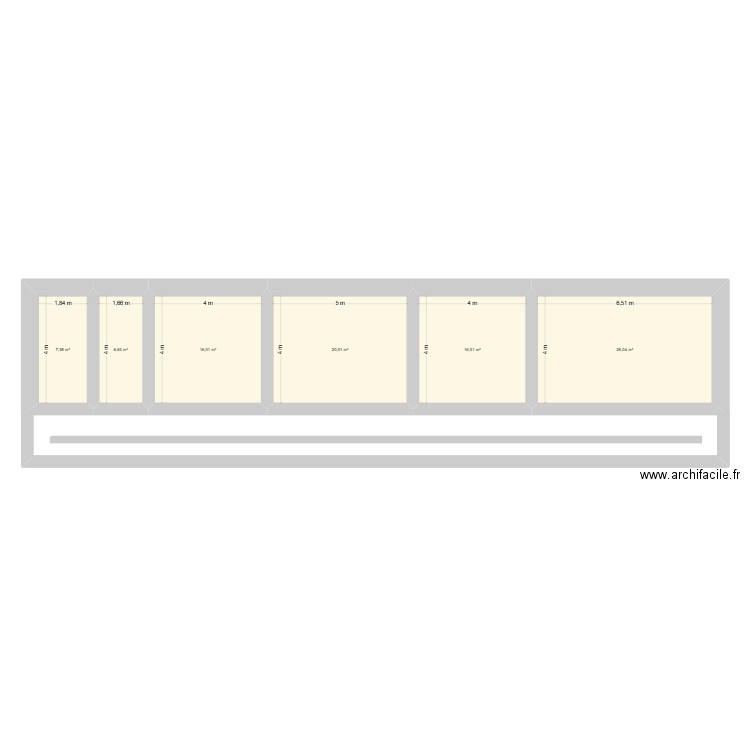 elora2. Plan de 6 pièces et 92 m2
