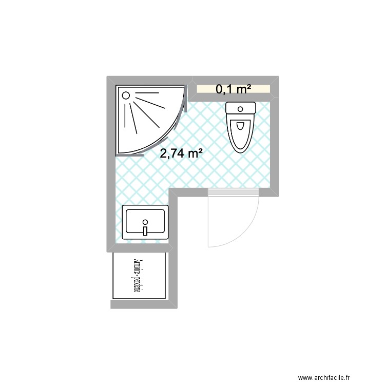 Salle d'O. Plan de 0 pièce et 0 m2