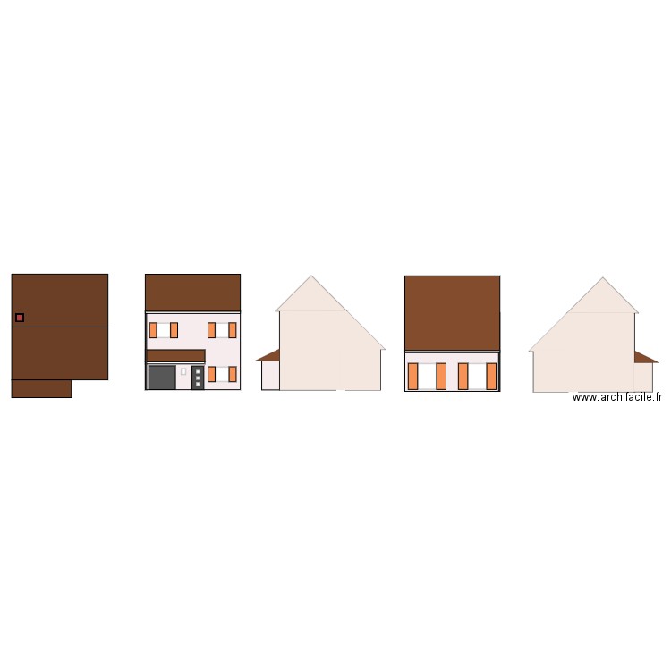 plan de toiture et surface v2. Plan de 0 pièce et 0 m2