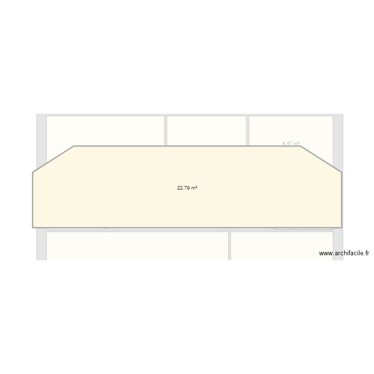 bize. Plan de 13 pièces et 141 m2