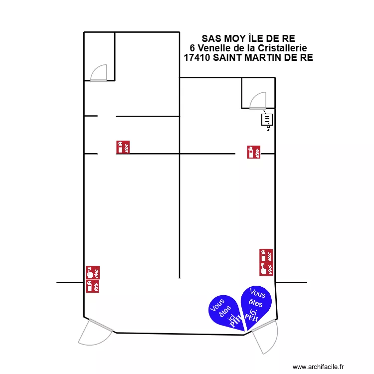 SAS Moy &Icirc;le de R&eacute;. Plan de 