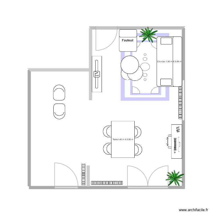 SALON 2. Plan de 