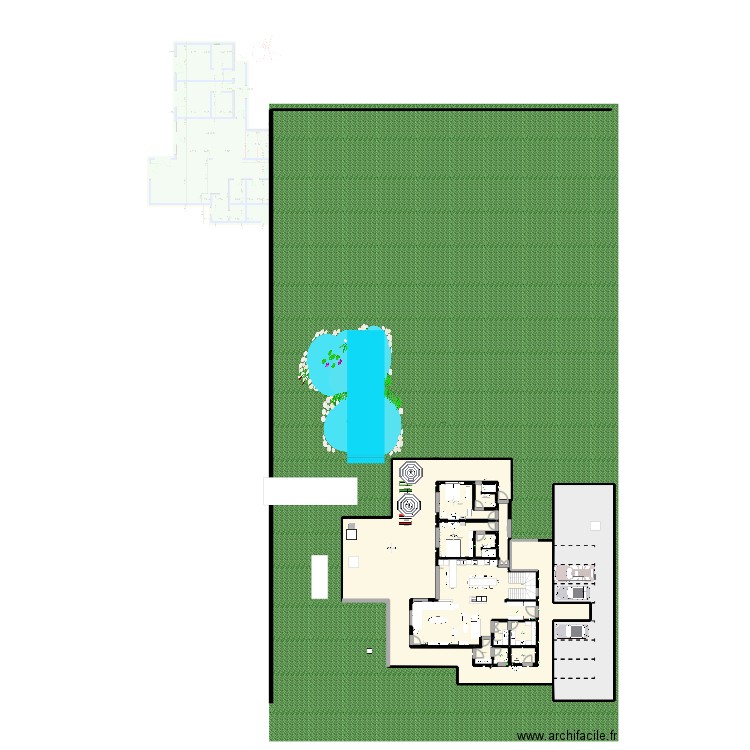 New version Solani ULC POLJ. Plan de 29 pièces et 923 m2