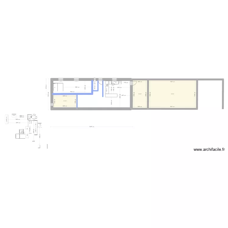 ferme monferran maison reduite. Plan de 
