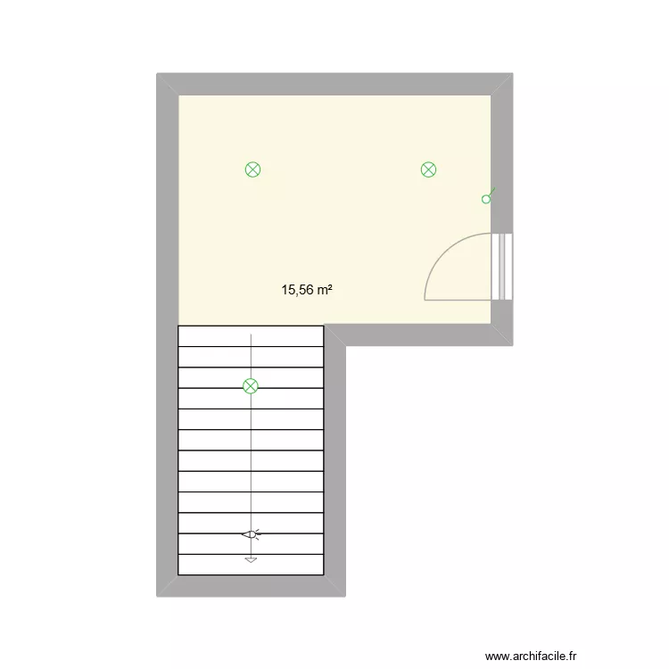Farjot. Plan de 1 et 16 m² Farjot. Plan de 1 et 16 m²
