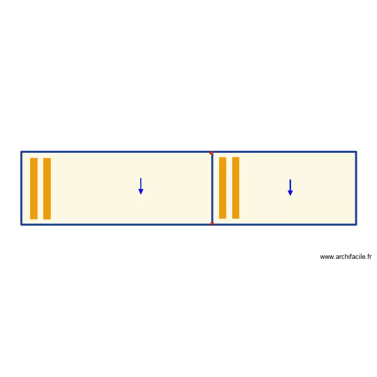3500x15900. Plan de 2  et 54 m²