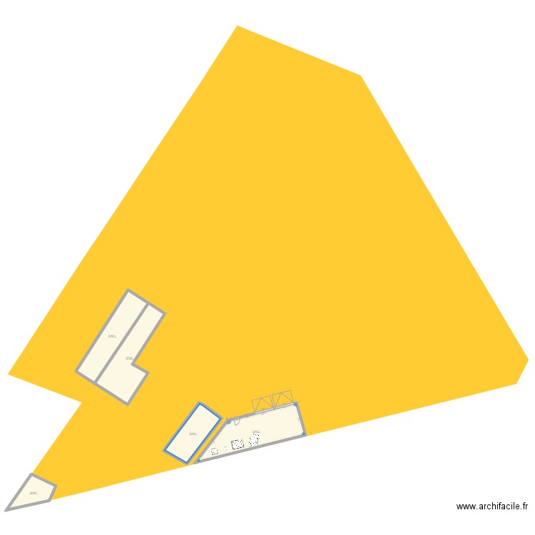 Garage. Plan de 0 pièce et 0 m2