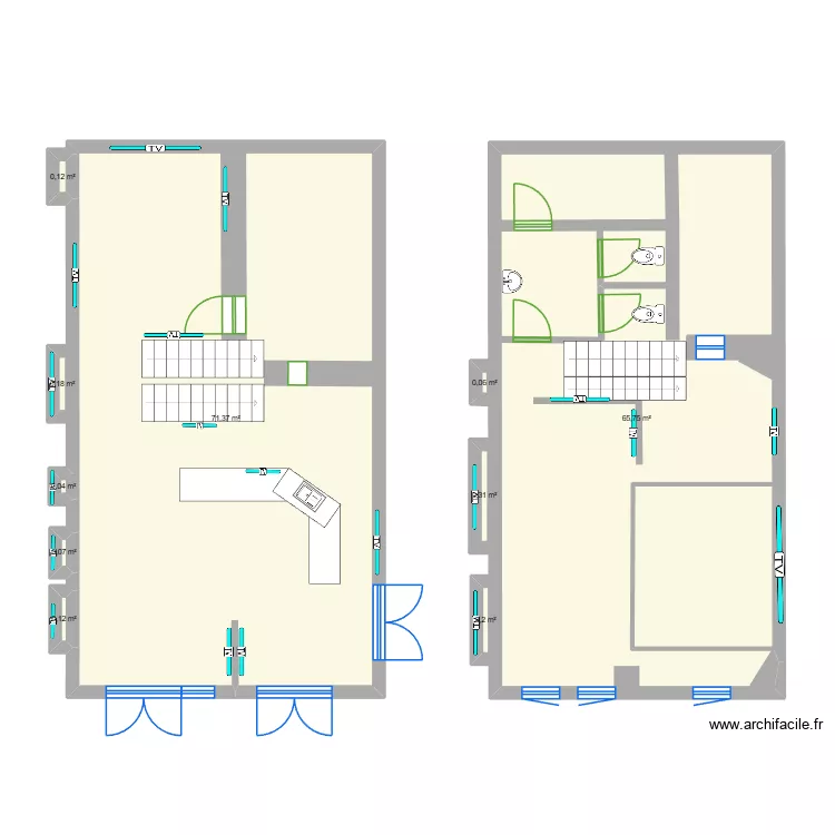BAR LE GOAT. Plan de 10 et 138 m² BAR LE GOAT. Plan de 10 et 138 m²