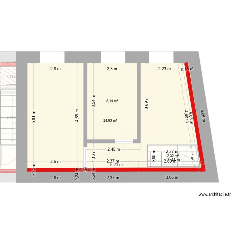 MAISON 2 hbjpm isolation etage 2. Plan de 0 pièce et 0 m2