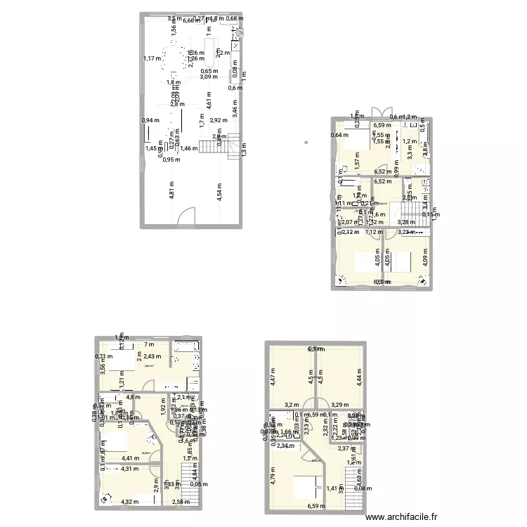 Opwijk rez/etage. Plan de 6 pièces et 226 m² Opwijk rez/etage. Plan de 6 pièces et 226 m²