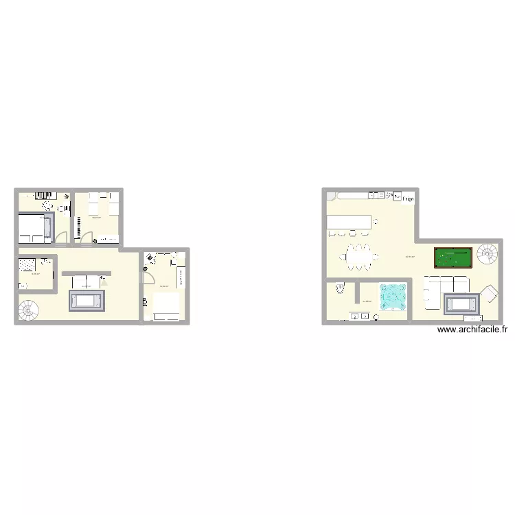 maison soline. Plan de 
