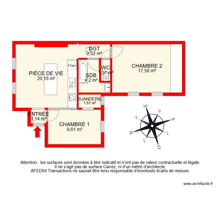 BI 33957. Plan de 0 pièce et 0 m2 BI 33957. Plan de 0 pièce et 0 m2