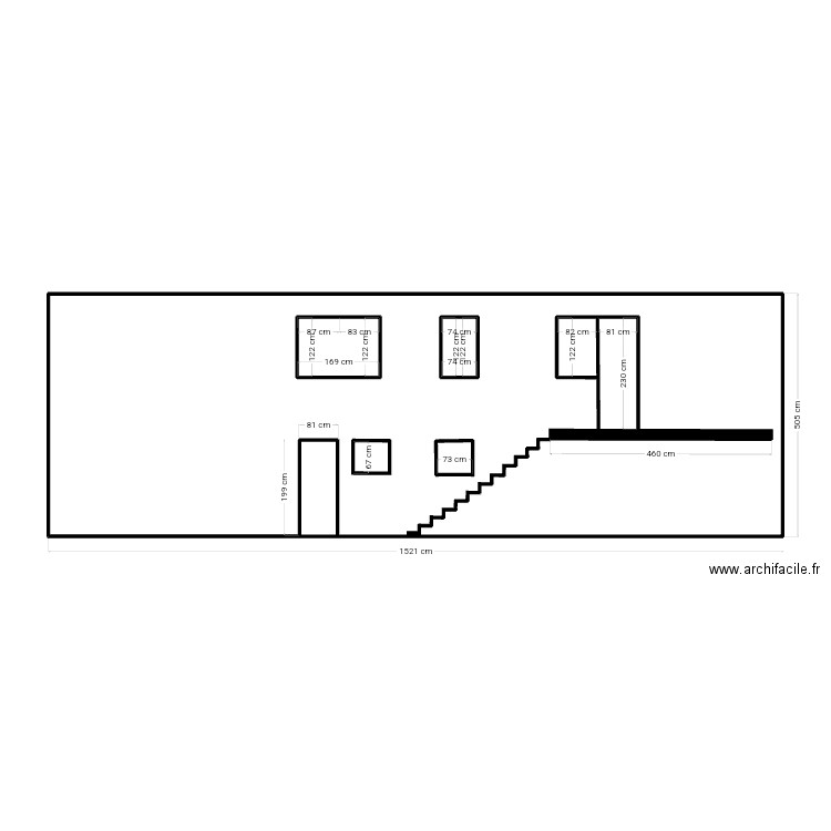 Façade arriere. Plan de 0 pièce et 0 m2