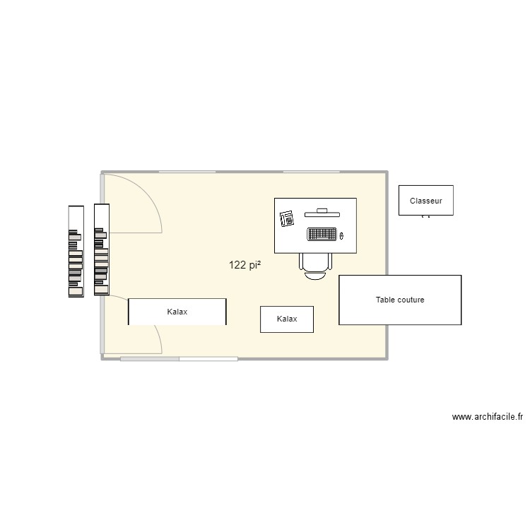 Bureau MH. Plan de 0 pièce et 0 m2