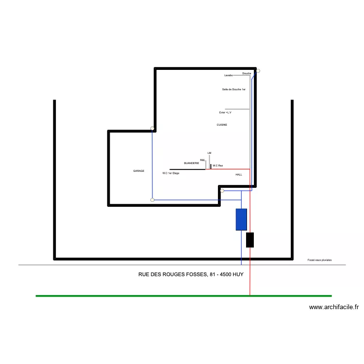 Lheureux. Plan de 1 Pièce et 48 m² Lheureux. Plan de 1 Pièce et 48 m²