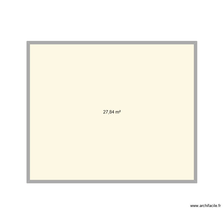 garage vus de face. Plan de 0 pièce et 0 m2