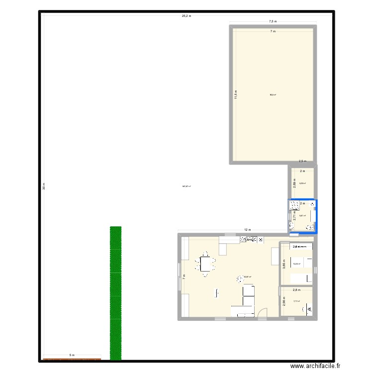 maison. Plan de 0 pièce et 0 m2