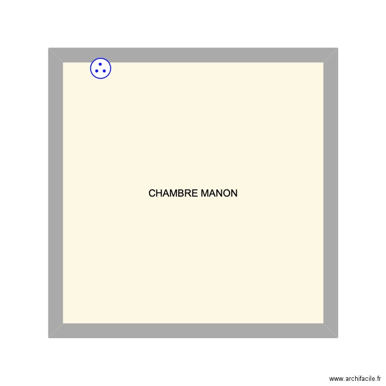 CHAMBRE MANON. Plan de 0 pièce et 0 m2