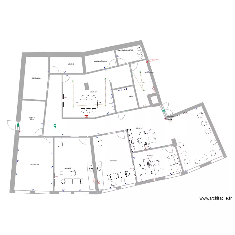cabinet lille 2. Plan de cabinet lille 2. Plan de