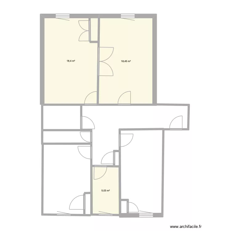 Mail Geneve. Plan de 3  et 42 m²