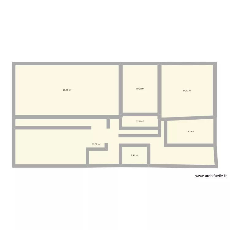 maison.. Plan de 7 Pièces et 95 m² maison.. Plan de 7 Pièces et 95 m²
