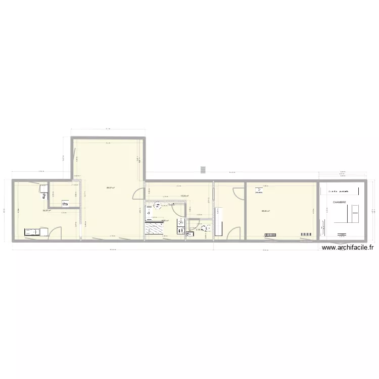 Saint Algis Version projet essai 6. Plan de 6  et 119 m²