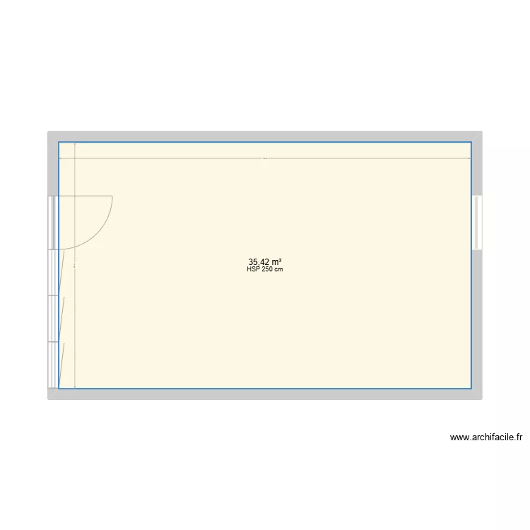 Veranda. Plan de 