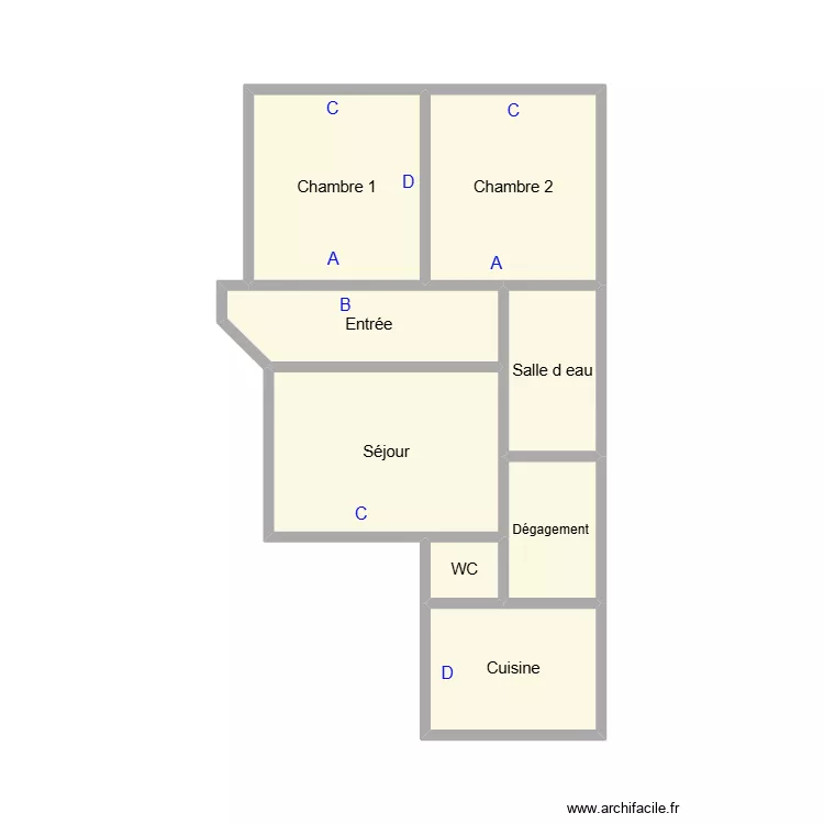 LAVRAND. Plan de 8  et 21 m²