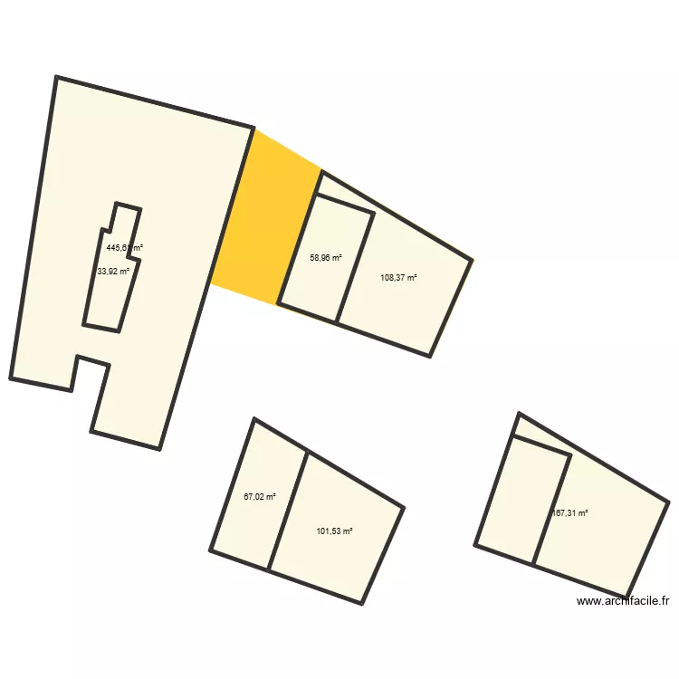 romo 7. Plan de 7 pièces et 1024 m²