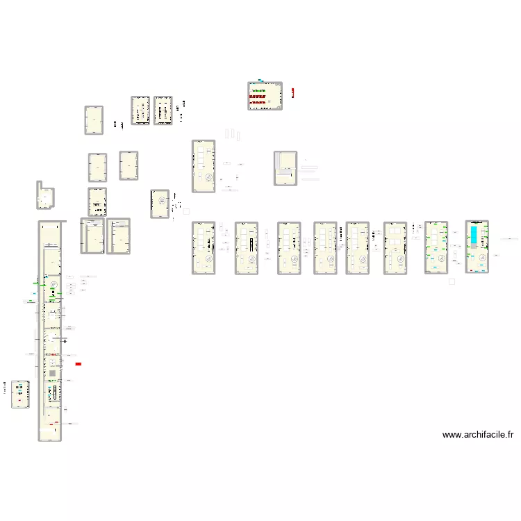 Salle d'activit&eacute;s ter. Plan de 31  et 1997 m²
