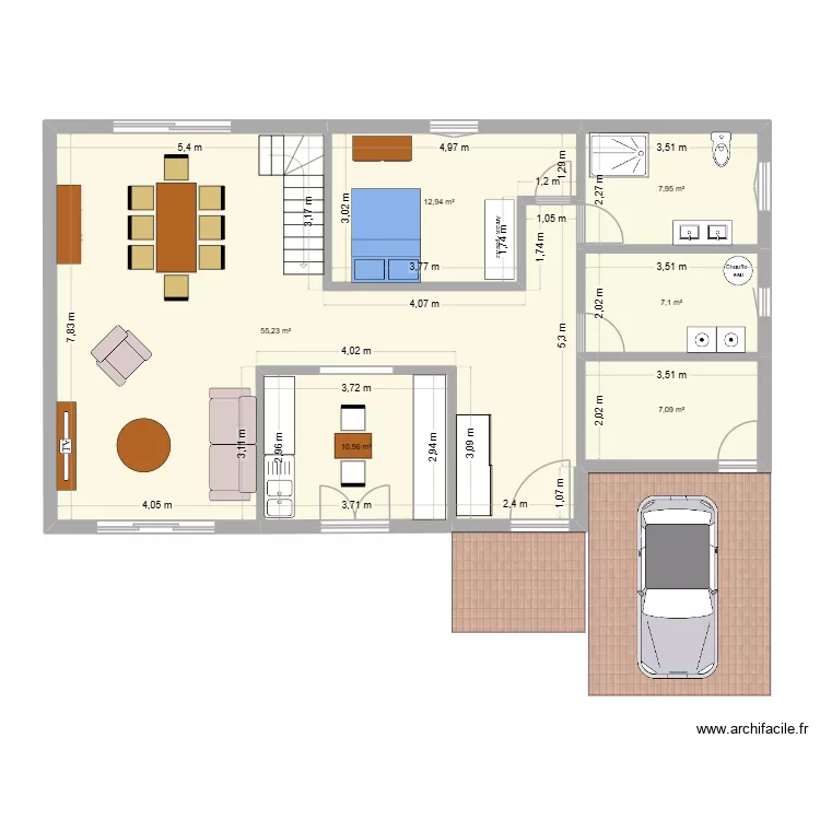 plan n2. Plan de 6 et 101 m² plan n2. Plan de 6 et 101 m²