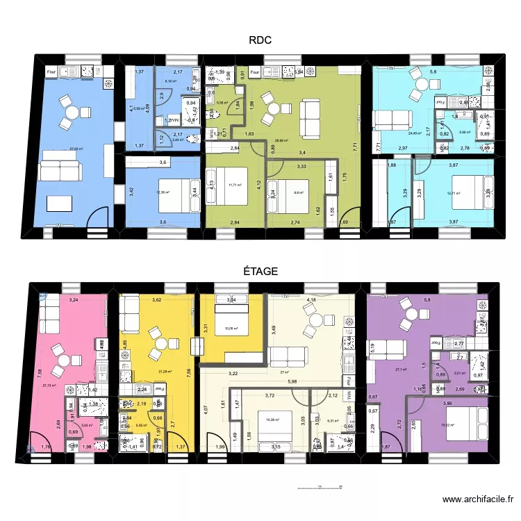 plan en cours 3. Plan de 23 Pièces et 302 m² plan en cours 3. Plan de 23 Pièces et 302 m²