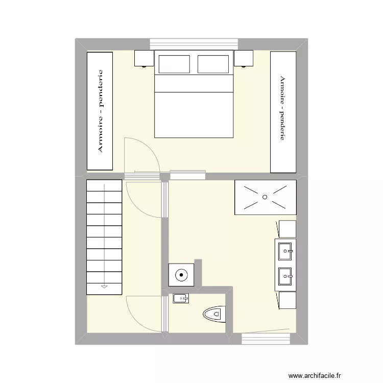 Plan 2&egrave;me Incourt. Plan de 