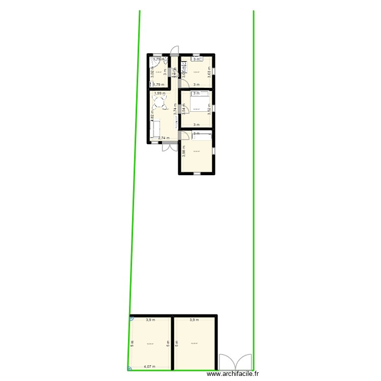 khaled. Plan de 0 pièce et 0 m2