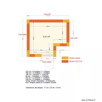 Plan pour calcul nombre de briques