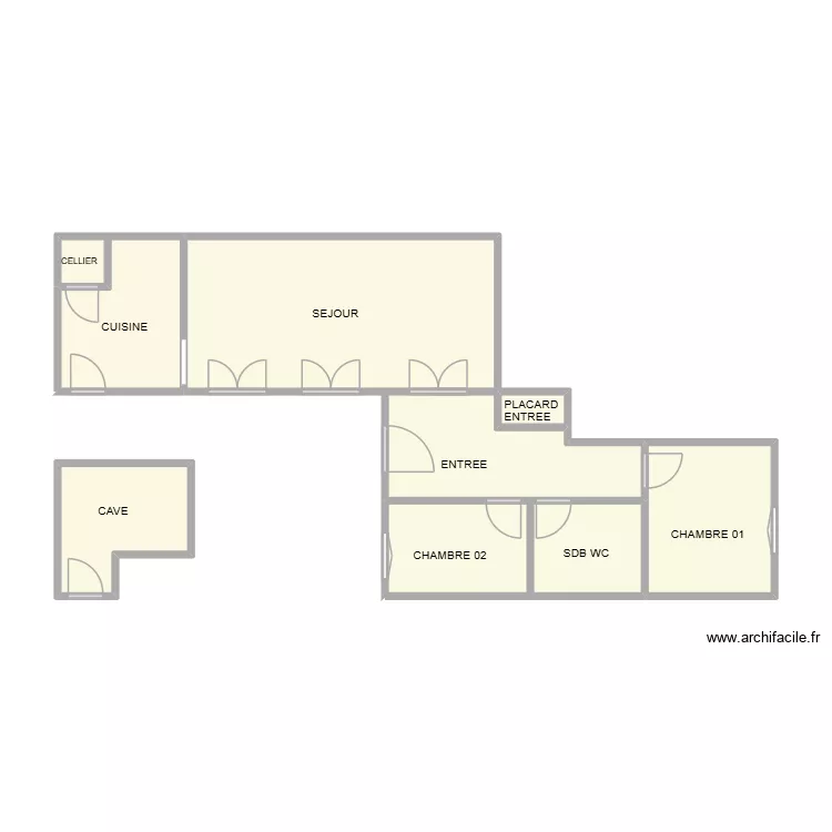 GARTAR BEAUCAIRE. Plan de 9 Pièces et 42 m² GARTAR BEAUCAIRE. Plan de 9 Pièces et 42 m²