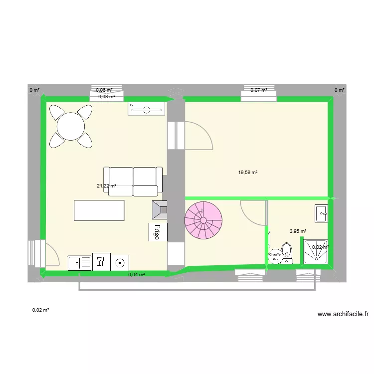 isa2026. Plan de 11  et 45 m²