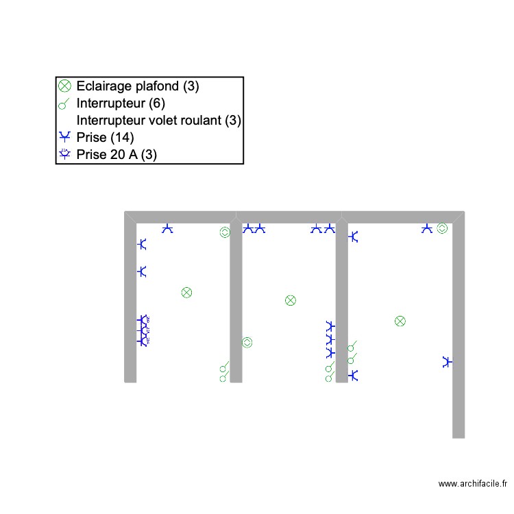 cellule lycée st Charles. Plan de 0 pièce et 0 m2