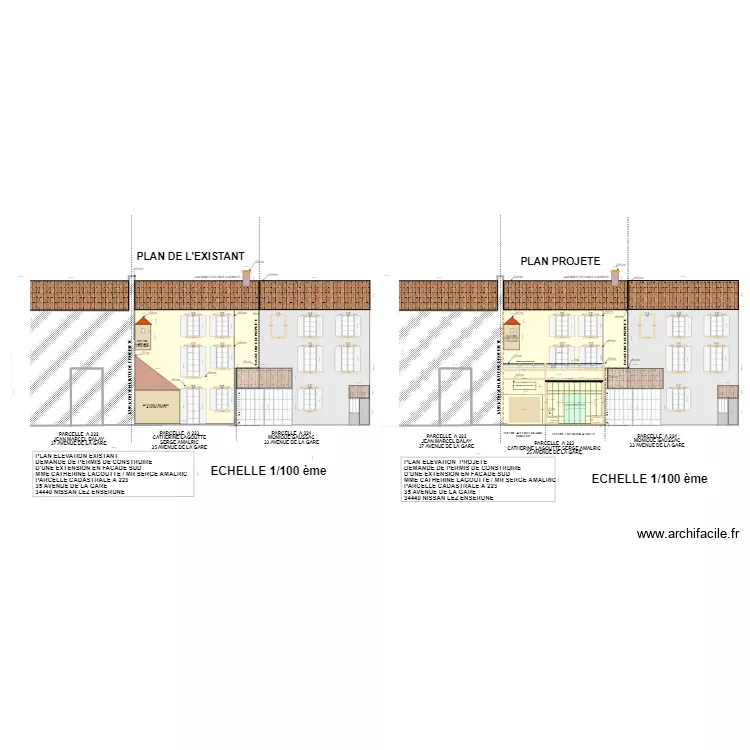 VERRIERE ATELIER. Plan de 