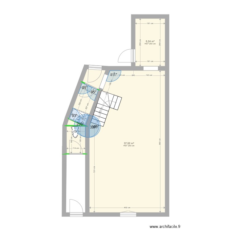 ODILLE - Selles sur Cher (RDC). Plan de 0 pièce et 0 m2