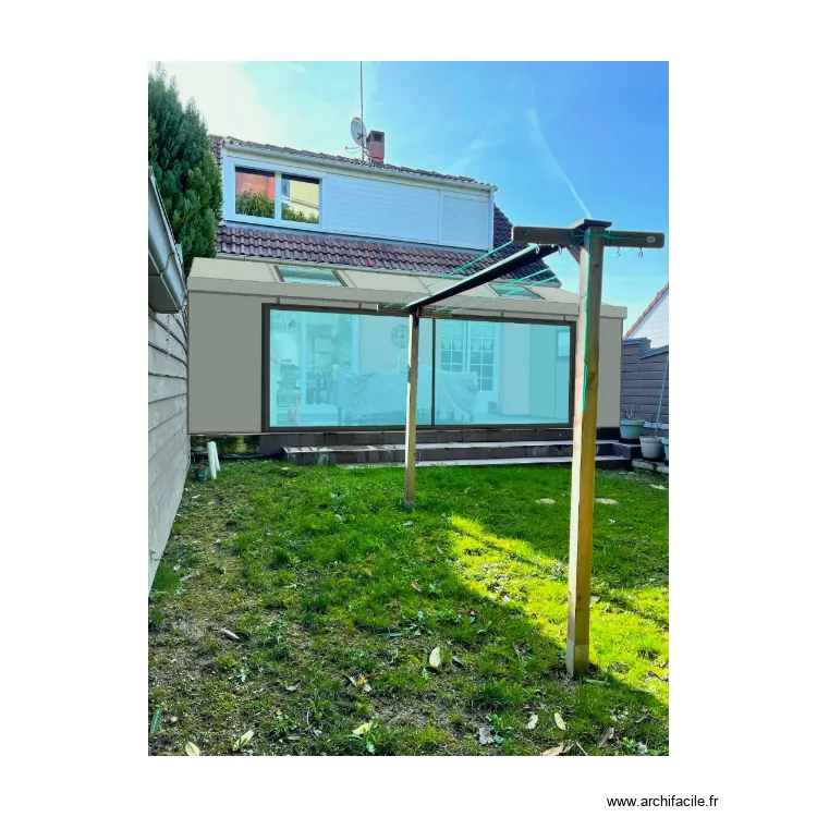 FOTO VERANDA. Plan de 