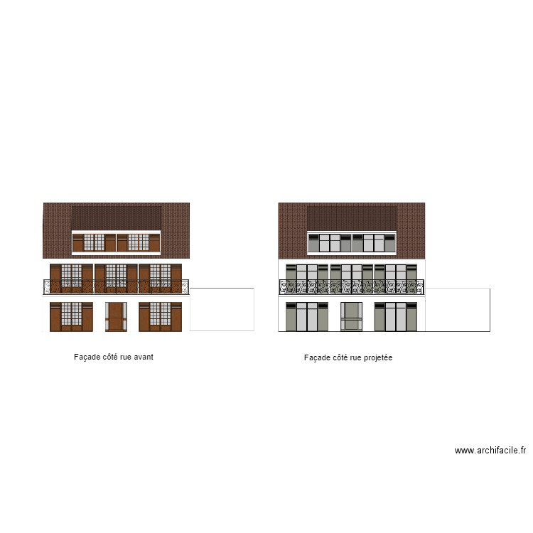 facade-avant. Plan de 0 pièce et 0 m2