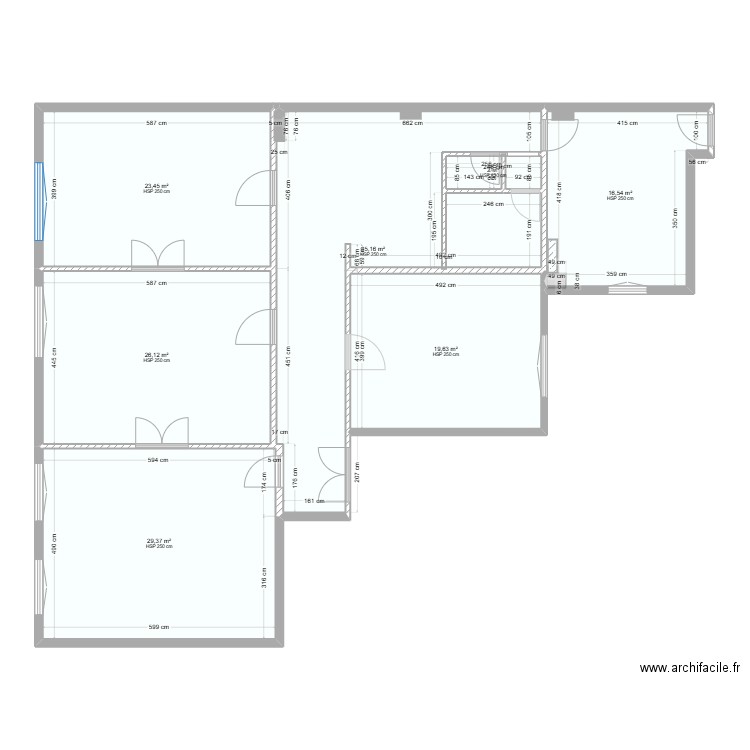 3eme. Plan de 0 pièce et 0 m2