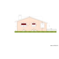 Verchères 18a - Façade Ouest rénovée A