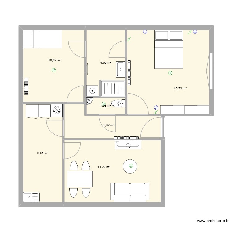 LAGUIN Original. Plan de 0 pièce et 0 m2