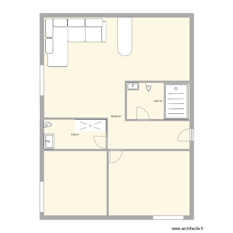 harhoura. Plan de 0 pièce et 0 m2
