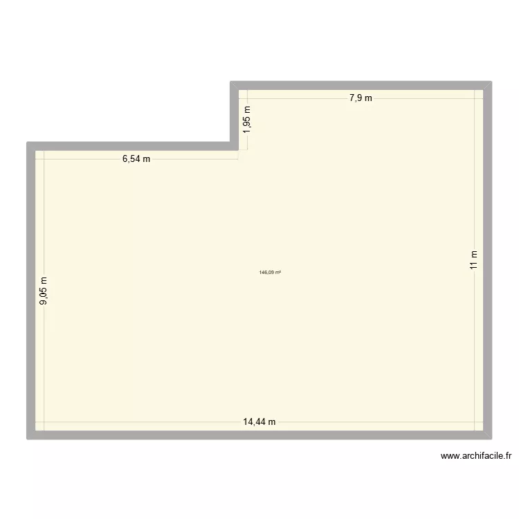 GWEN. Plan de 1 et 146 m² GWEN. Plan de 1 et 146 m²
