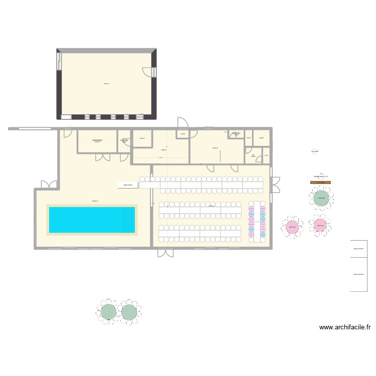 SALLE DOMAINE QUATRE PLUMES 1. Plan de 0 pièce et 0 m2